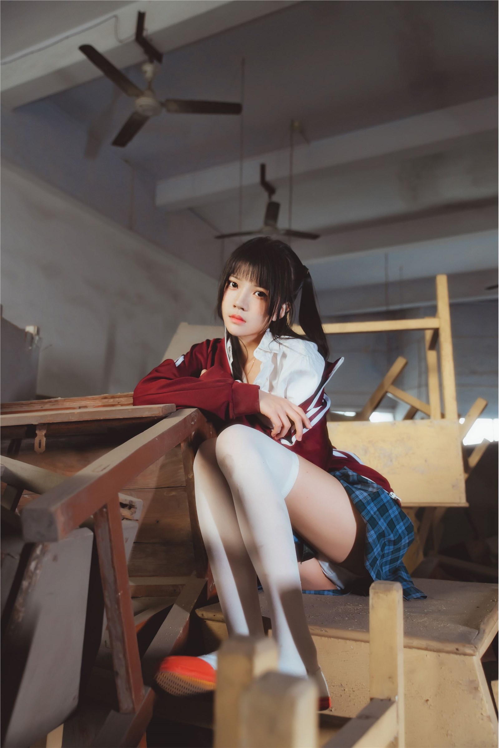 桜 Peach Meow NO.57 Unripe 3 Abandoned Classroom(21)